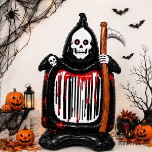 GLOBO METALIZADO HALLOWEEN PARCA 115 CM (U2604-16)